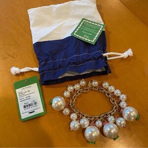 Lilly Pulitzer NWT Goodie Goodie Pearl Bracelet